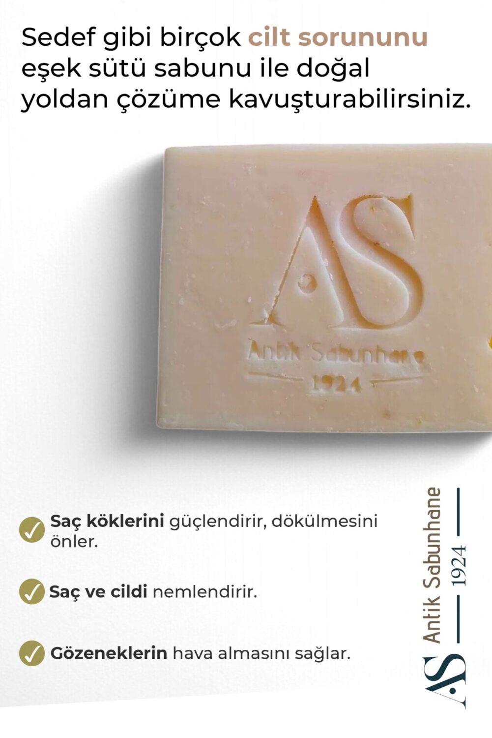Eşek Sütlü ve Damla Sakızlı Sabunu — görsel 3