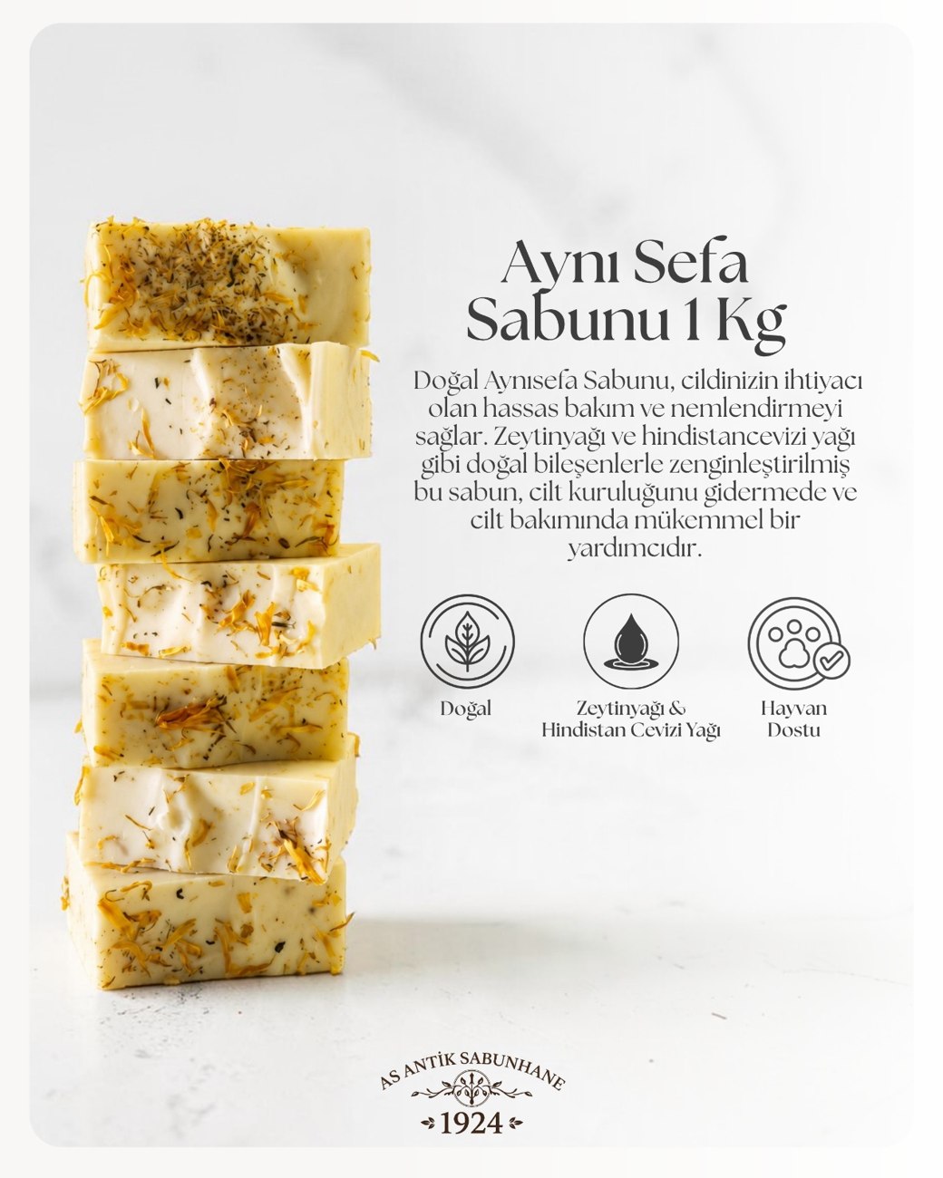 Doğal Aynısefa Sabunu 1 KG