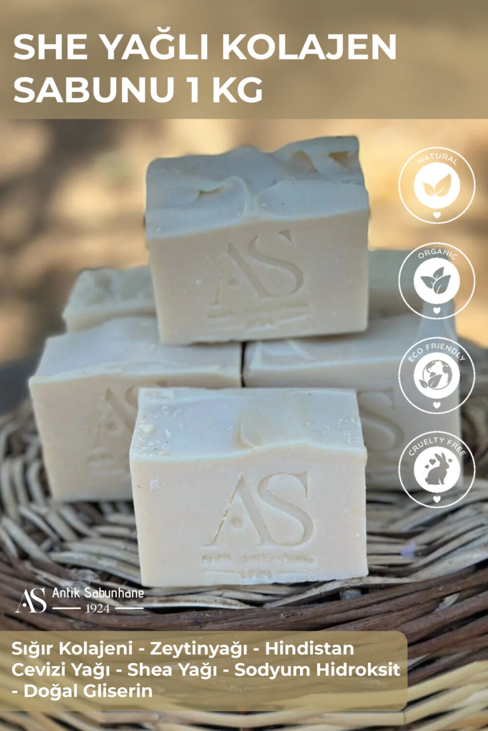 Shea Kollajen ve Retinol Sabunu 1 KG