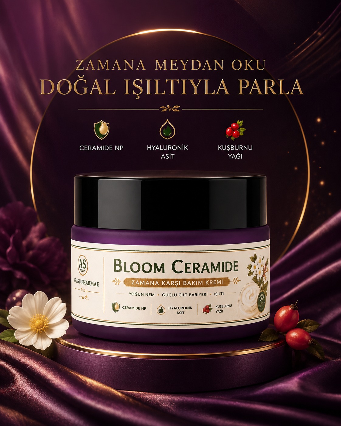 Bloom Ceramide Bariyer Bakım Kremi — görsel 2