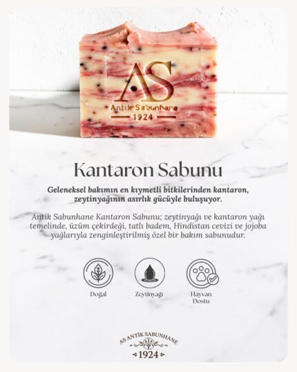 Kantaron Sabunu – Zeytinyağlı & Kantaron Yağlı | 125 g