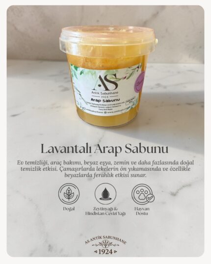 Doğal Lavantalı Arap Sabunu 500 GR
