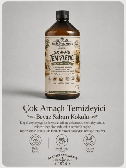 Beyaz Sabun Kokulu Bitkisel Temizleyici